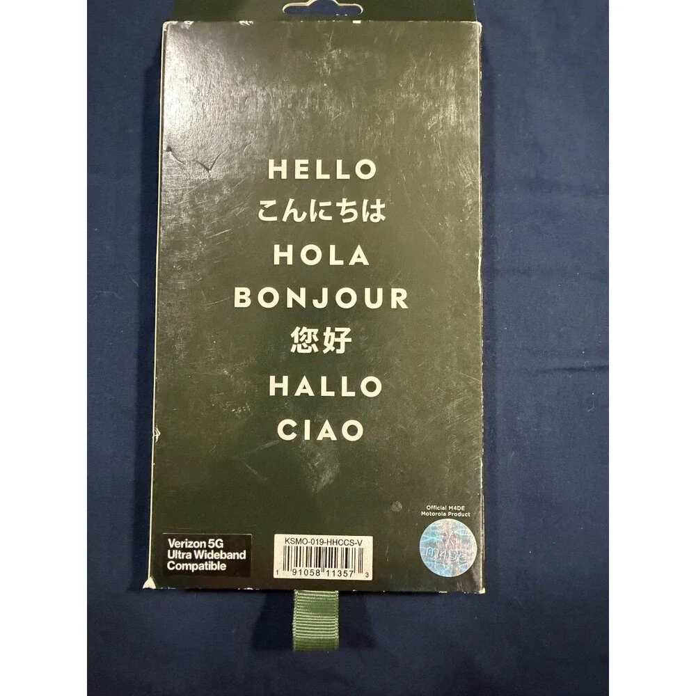 Kate Spade Hard Case for Motorola Edge+ (2020) - Hollyhock Floral Clear/Cream